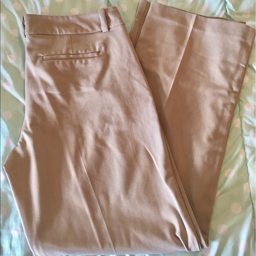COPY - Tan Merona Bootcut Slacks/Trousers 14